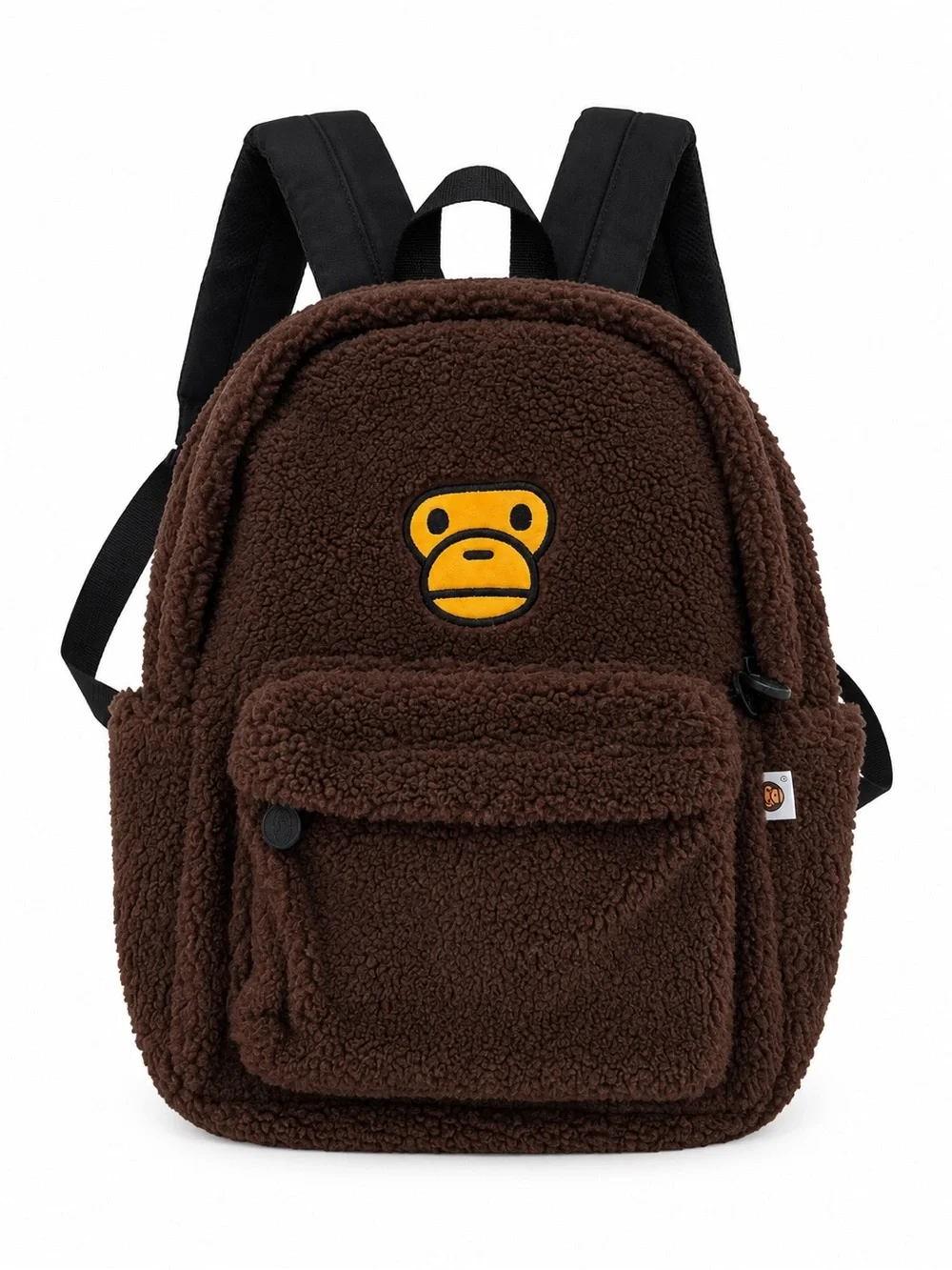 BAPE Baby Milo Fur Mini Backpack Brown
